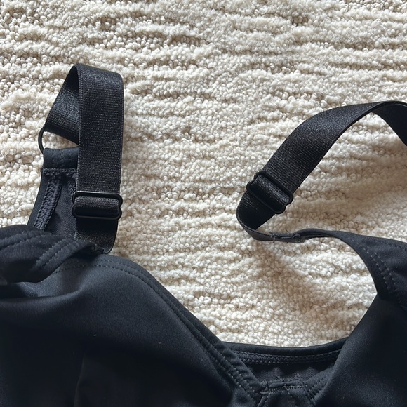 NWOT FeelinGirl Black V-Neck Underwire Thong Bodysuit w Adjustable Straps - Picture 8 of 12